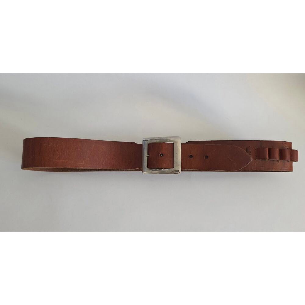 Bucheimer Leather Cartridge Ammo Belt A-988M Brown Western Style 42"